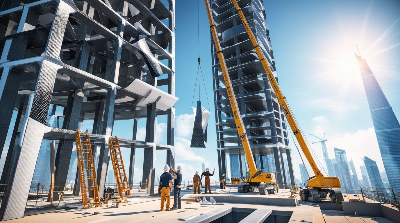 You are currently viewing Carbon Fiber in Construction: Benefits, and Future Trends